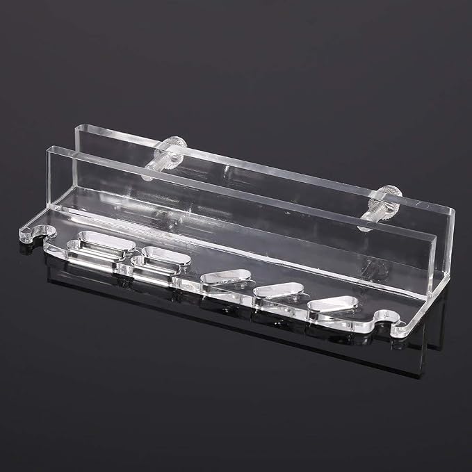 Fdit Acrylic Water Plants Grass Maintenance Tool Holder Aquarium Rack Organizer - Image 9