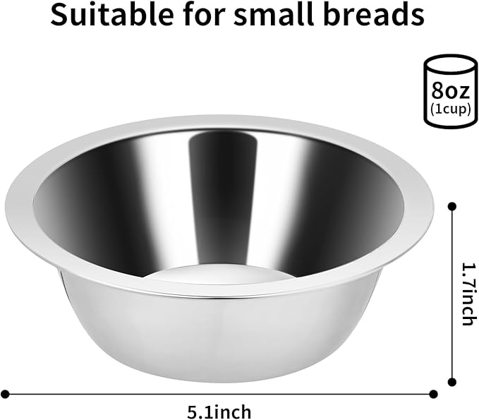 2PCS Kennel Water Bowl Hanging, Stainless Steel Puppy Bowls - Image 2