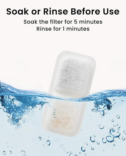 oneisall 8 Replacement Filters for Cat Water Fountain PW13 PW14, 4 Months Set - Image 4