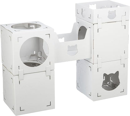 Trixie Casa Cara Modular Cardboard Cat Condo, Corrugated Indoor Cat Condo & by TRIXIE