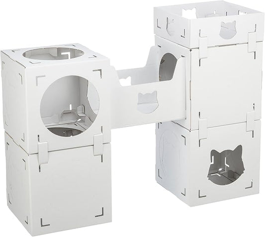 Trixie Casa Cara Modular Cardboard Cat Condo, Corrugated Indoor Cat Condo & by TRIXIE