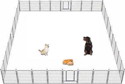 Dog Playpen, 32/40/45 Inch Height in Heavy Duty, Folding Indoor Outdoor by BestForYourPets