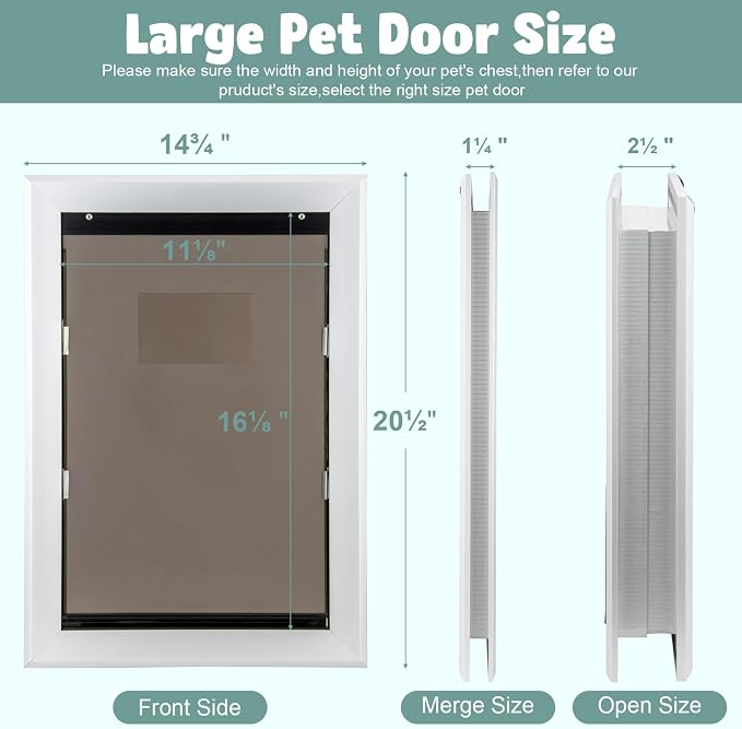 Dog Door Aluminum Pet Door - Image 5