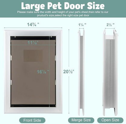 Dog Door Aluminum Pet Door - Image 5