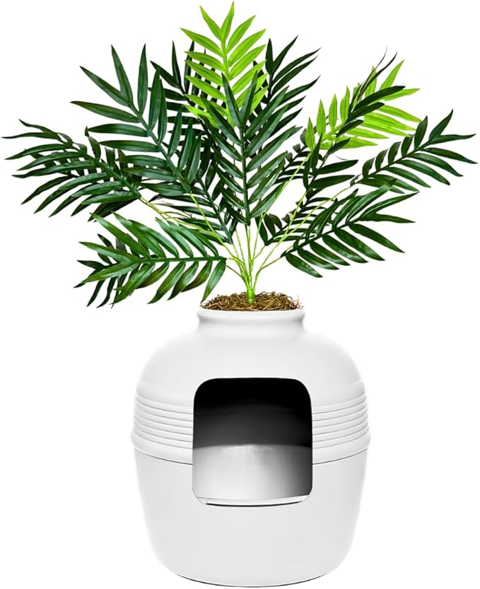 Good Pet Stuff Hidden Litter Box Planter, Decorative Cat Litter Enclosure by TheGoodPetStuffCompany