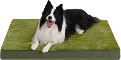 KSIIA Orthopedic Dog Bed Crate Waterproof Pet Mats by KSIIAPetProducts