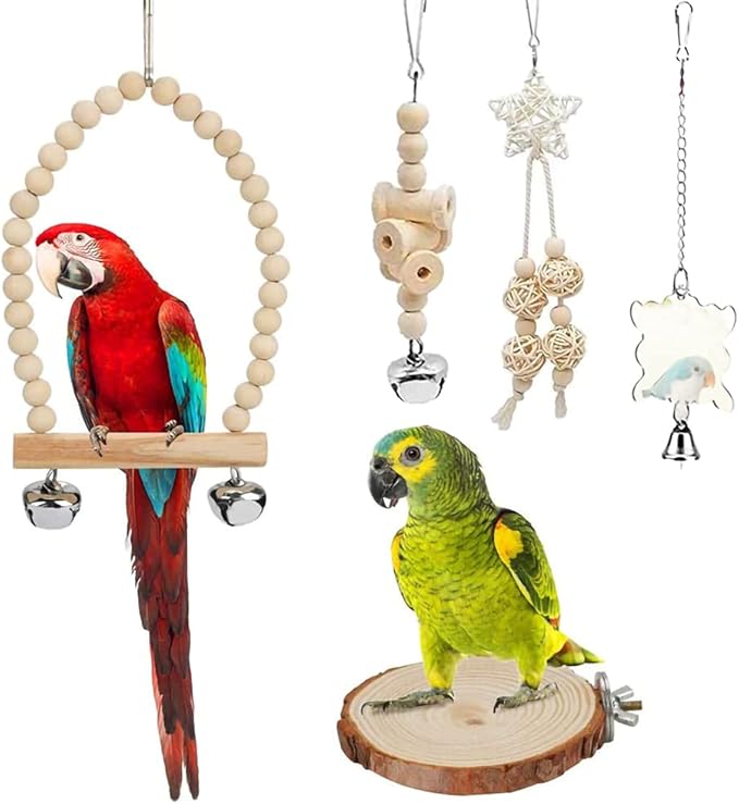 9-Piece Parrots Chewing Toy Set - Image 4