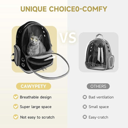 Cat Backpack Carrier, Breathable Cat Carrier Large Space Bubble Pet Backpack - Image 2