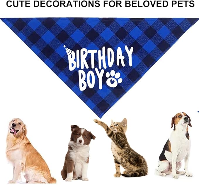 Dog Party Supplies, Boy Bandana - Image 5