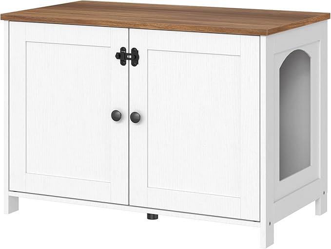 HOOBRO Litter Box Enclosure, Cat Litter Box Furniture by HOOBRO