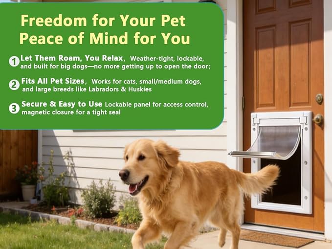 Pet Door Dog Door Easy Install - Image 17