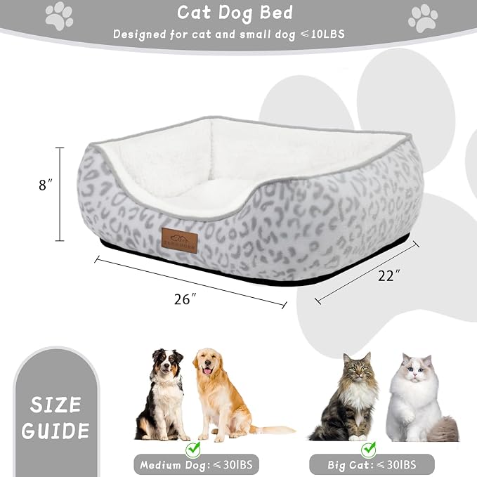 Rectangle Cat Dog Bed for Large Medium Small Pets Indoor Outdoor Machine - Image 6