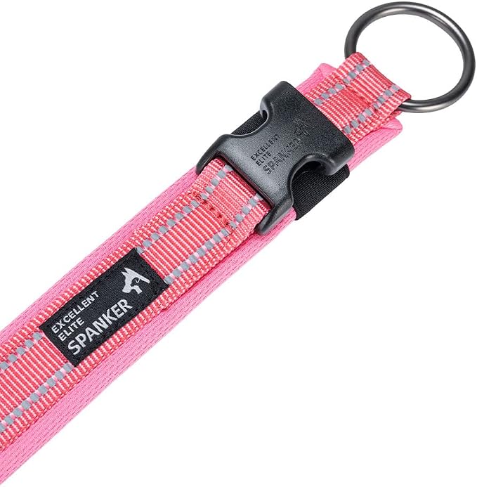 EXCELLENT ELITE SPANKER Reflective Dog Collar Classic Soft Padded Breathable - Image 6