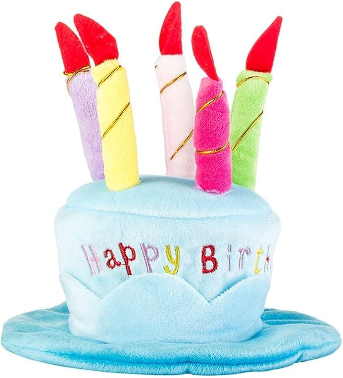 Cute Adorable Dog Cat Birthday Cake Hat Pet Cap Headwear Hat - Image 5