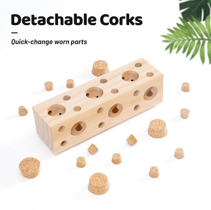 2 Pcs Wooden Bird Chew Toys - Image 4