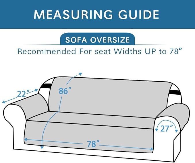 H.VERSAILTEX Reversible Sofa Slipcover Furniture Protector Water Resistant 2" - Image 2