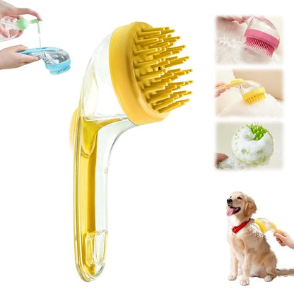 Pet Bath Brush, 2025 New 2 in 1 Dog Bath Brush by Yilia