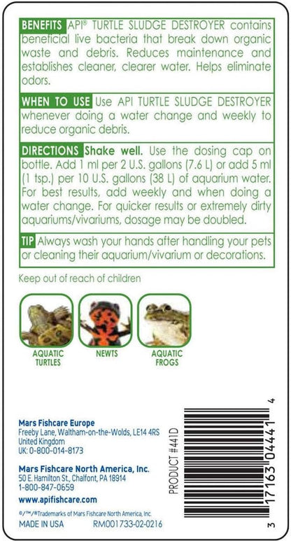 API TURTLE SLUDGE DESTROYER Aquarium Cleaner and Sludge Remover Treatment - Image 3