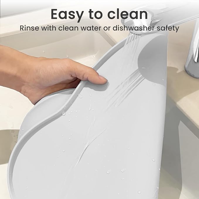 Ptlom Pet Placemat for Dogs and Cats, Non-Slip Waterproof Dog Feeding Mats - Image 7