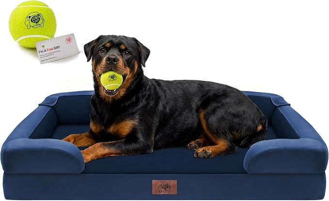 Orthopedic Dog Bed for Extra Large Dogs, XXL Waterproof Egg Crate Memory Foam - Image 8