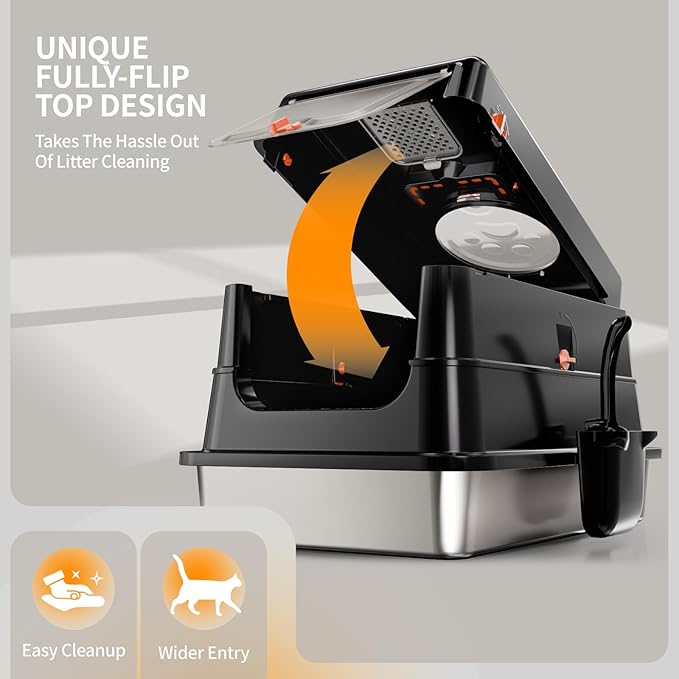 Stainless Steel Cat Litter Box - Image 3