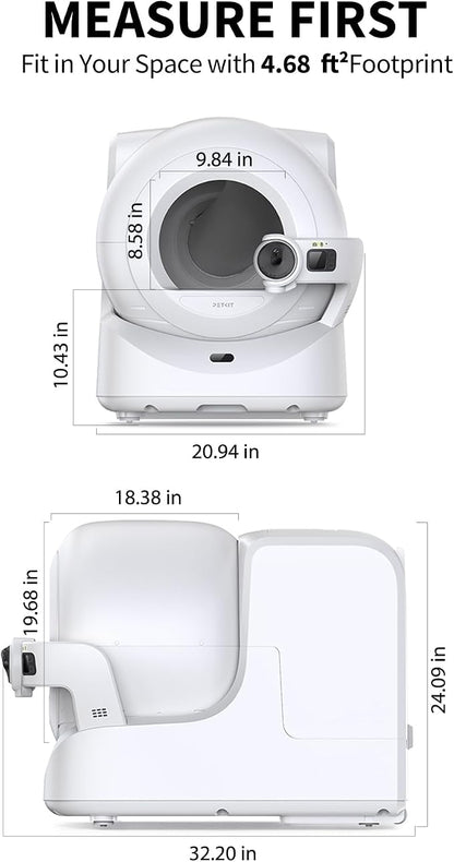 PETKIT Purobot Ultra Auto Waste Packing & Multi-Cat Toilet Behavior Ai Camera - Image 8