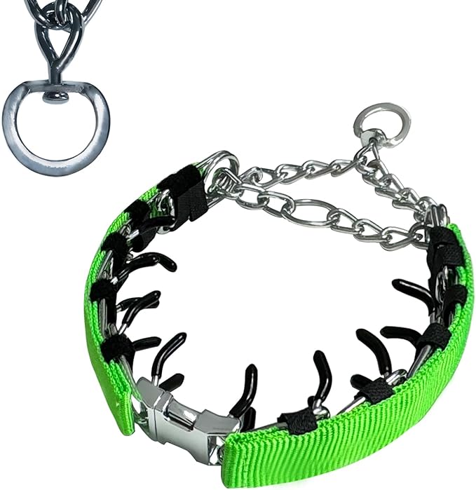 Prong Training Collar for Dogs, Rotating Ring Welding, Adjustable Dog Training by HAESINPAfunwithfashion