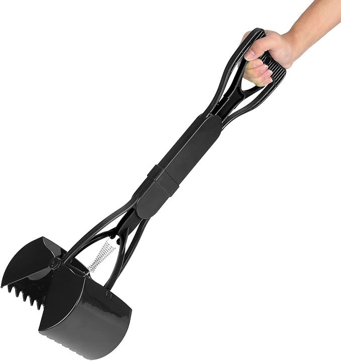Pet Pooper Scooper, Long Handle Folding Poop Scoop, Stable Jaw Scoop Easy by TITA-DONG