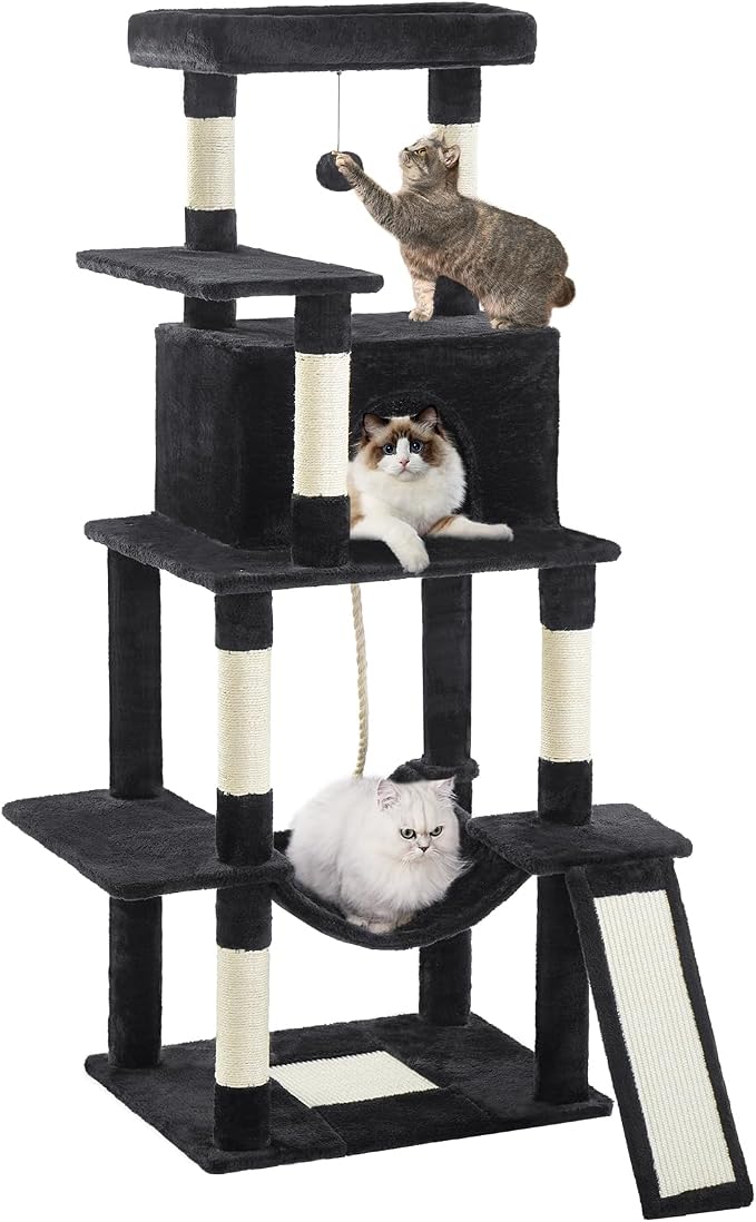 Cat Tree Tower 63in Multi-Level Cat Tower by ABCPET