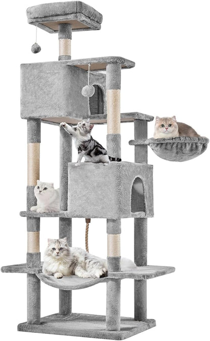Sweetcrispy 66 Inch Cat Tree Tower, Pet Condo - Image 7