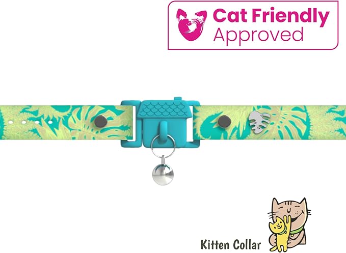 Kittyrama Botanicals Jungle Kitten Collar. Award Winning. Hypoallergenic - Image 2