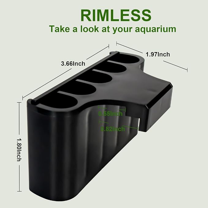 2 PCS Aquarium Plant Holder Top Hanging Fish Tank Plant Pot Aquarium Planter - Image 5