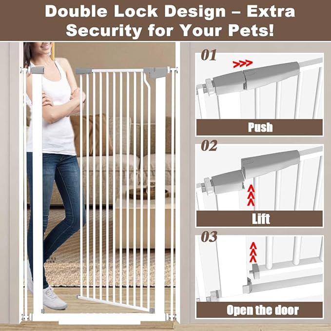 Fairy Baby 51.18" Extra Tall Pet Gate - Image 4