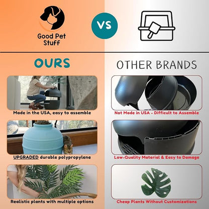 Good Pet Stuff Hidden Litter Box Planter, Decorative Cat Litter Enclosure - Image 7