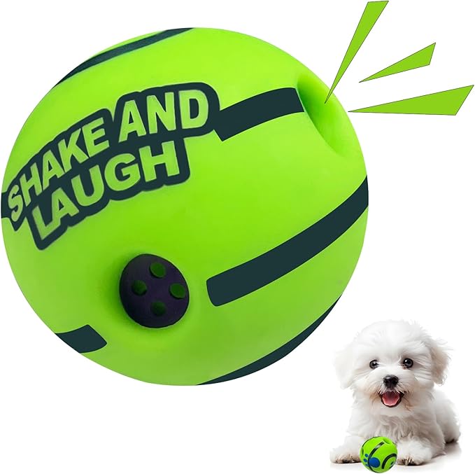 Dog Toys Ball, Interactive Dog Ball, Shaking by SHAKEANDLAUGH