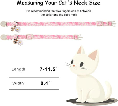 2 Pack Pink Cat Collars - Image 6
