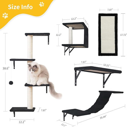 Modern Wall-Mounted Cat Furniture - Image 4