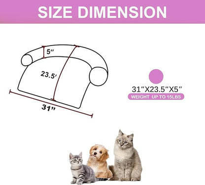 Tinaco Luxurious Calming Dogs/Cats Bed Mats, Dog Pad Washable Removable Couch - Image 2