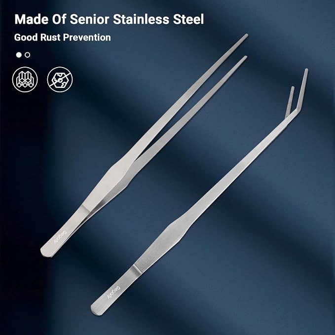 Segarty Longer Tweezers Aquascaping Tools - Image 3