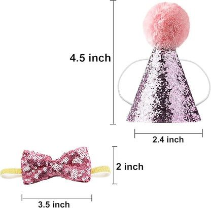 Christmas Pet Party Jazz Hat and Blingbling Bow Tie Breakaway Collar Set - Image 2