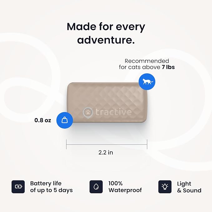 Tractive Smart Cat GPS Tracker | Real-Time Location & Wellness Monitoring - Image 7