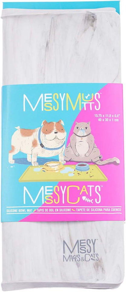 Messy Mutts & Cats Silicone Non-Slip Pet Bowl Mat - Image 2