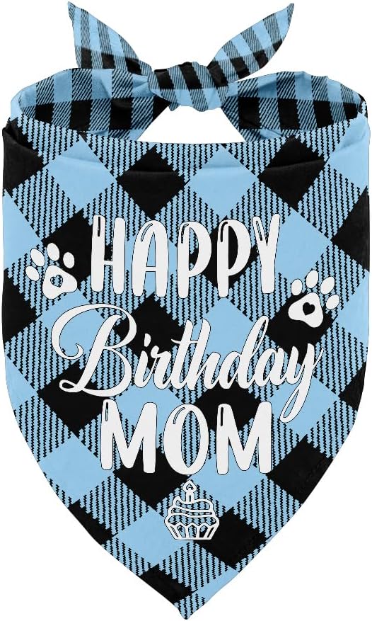 Dog Bandana for Happy Birthday Mom by AUII+JO+DESIGN