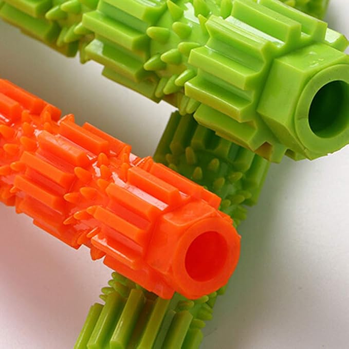 oAtm0eBcl Pet Dog Chew Toy, TPR Rubber Stick Puppy Chewy Toy - Image 2