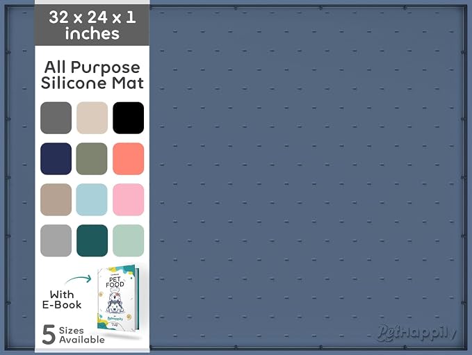 32x24x1” XL Dog Food Mat by PETHAPPILY