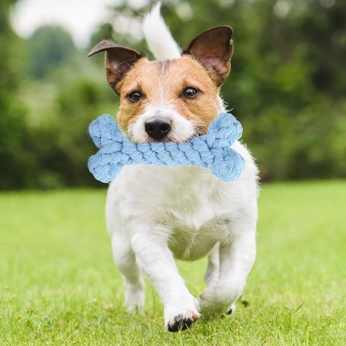 Pet Cotton Rope Biting Chewing Molar Toy, Cartoon Animal Shape & Pure Manual - Image 3