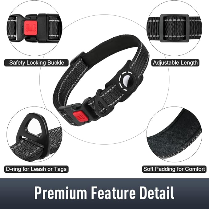 Airtag Dog Collar with AirTag Holder - Image 5