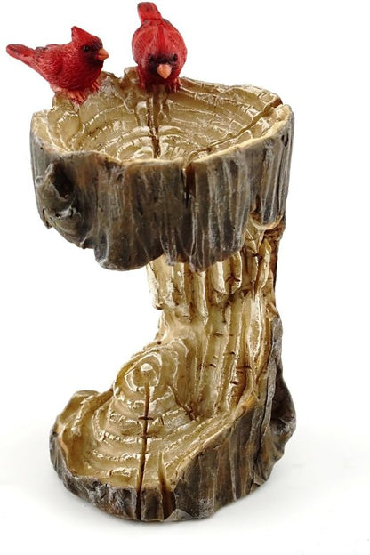 Top Collection 4380 Miniature Fairy Garden & Terrarium Mini Stump Bird Bath by Top+Collection
