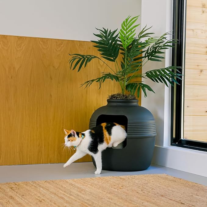 Good Pet Stuff Hidden Litter Box Planter, Decorative Cat Litter Enclosure - Image 16