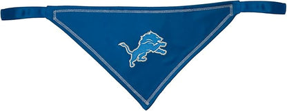 Pets First NFL Detroit Lions TIE Bandana, Small/Medium. Dog Bandana Scarf Bib - Image 2